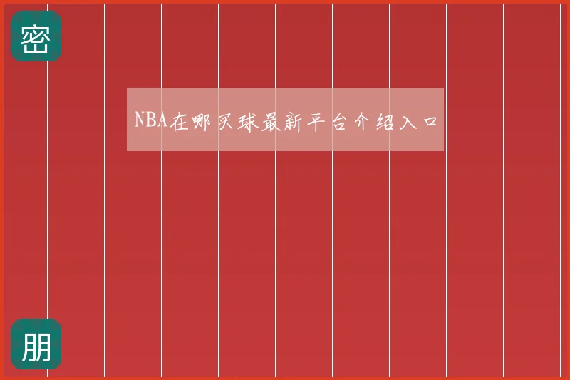 NBA在哪买球最新平台介绍入口